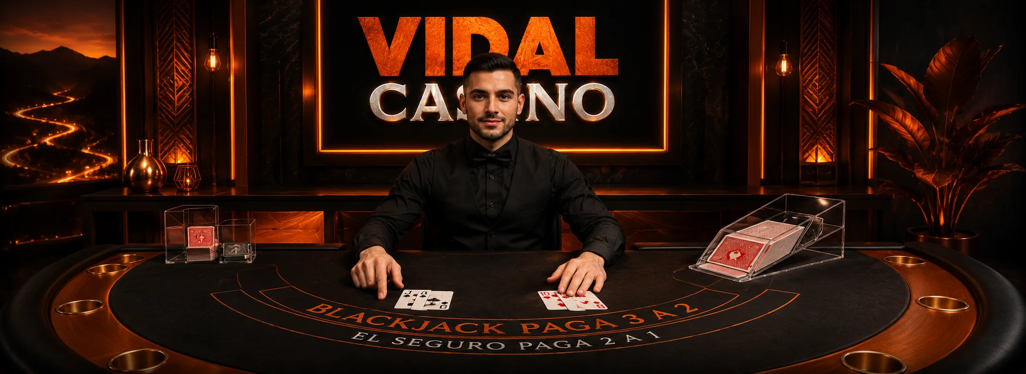 Casino en vivo de Vidal Casino con mesas de Ezugi y crupieres en español